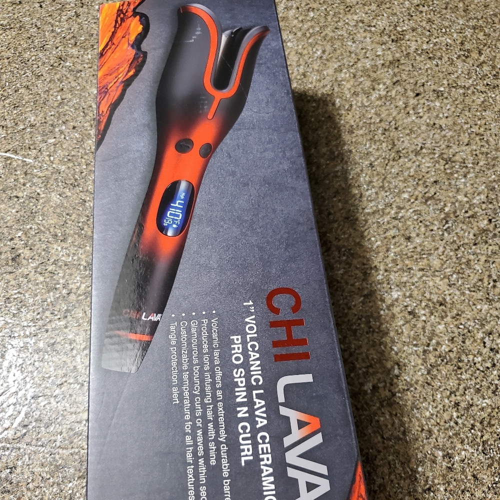 Chi 1" Volcanic Lava Spin N Curl Curling Iron